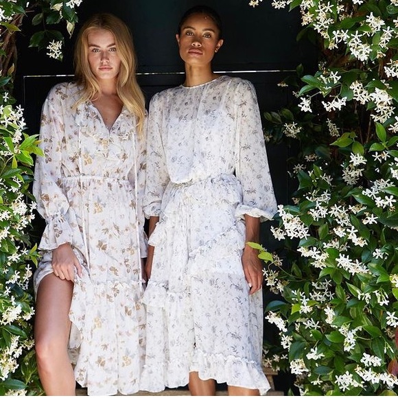 Senlis alexis tiered midi dress - Picture 3 of 12